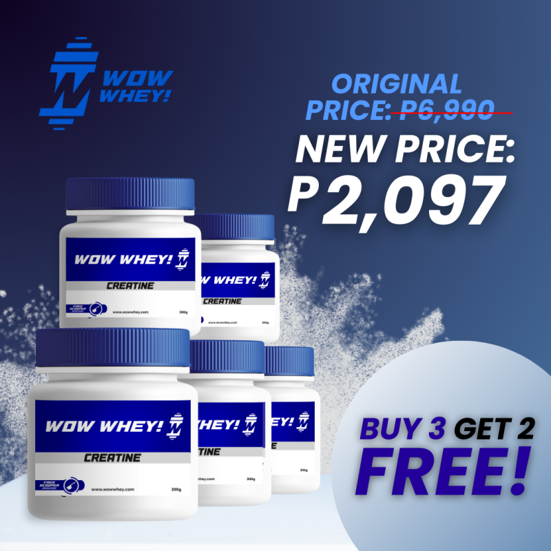 CREATINE - BUY 3 GET 2 FREE!